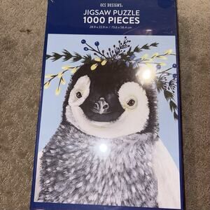 Petey Penguin #PZS08 1000 Piece Jigsaw Puzzle OCS Designs 2022-SEALED